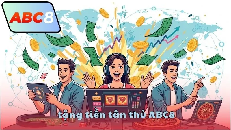 Cách nhận tặng tiền tân thủ ABC8