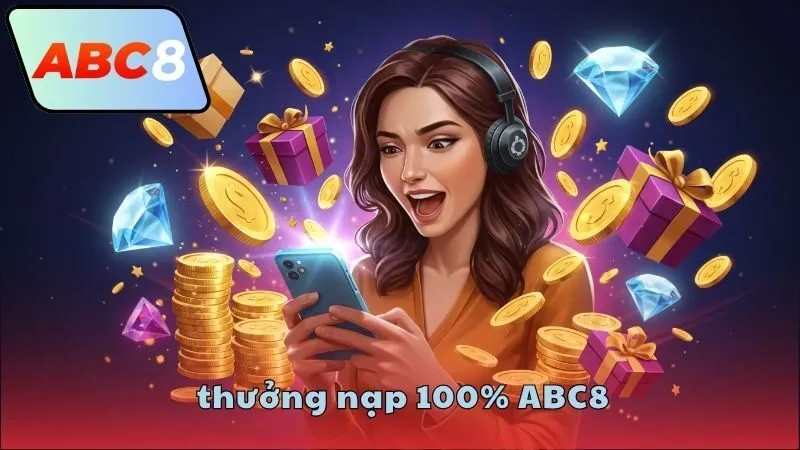 Cách nhận thưởng nạp 100% ABC8